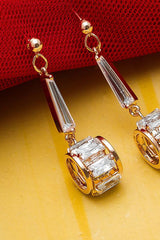 Shop Alloy Drop Earrings For Women's  in Gold Online 