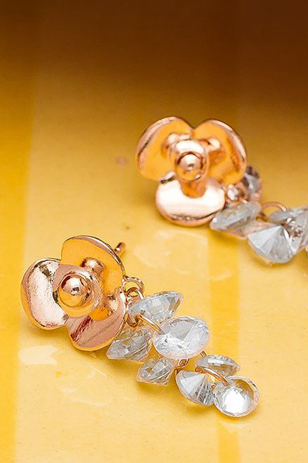 Shop Alloy Drop Earrings For Women's  in Gold Online 