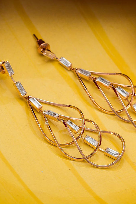 Shop  Alloy Large Dangle Earrings  For Women's in Gold At KarmaPlace  