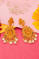 Buy Women's Alloy Drop Earrings in Gold