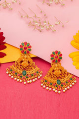 Buy Women's Alloy Drop Earrings in Gold