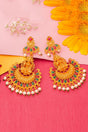 Buy Women's Alloy Chandbali Earrings in Gold