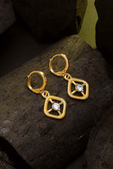 Buy Women's Alloy Drop Earrings in Gold