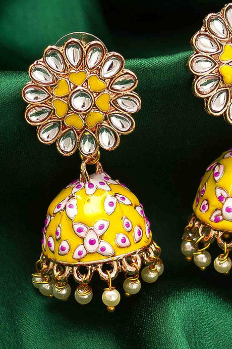 Shop Gold Jhumki Earrings Jewellery Collection