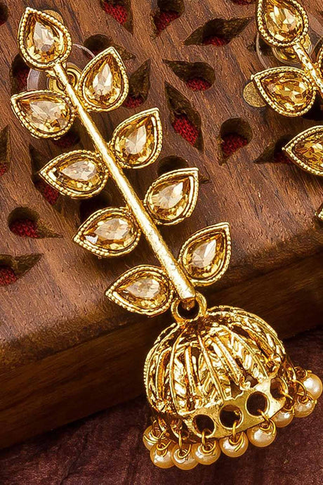 Shop Gold Jhumka Earring Set Online