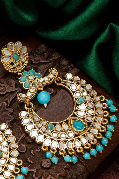 Shop Latest Gold Traditional Chandbali Earrings