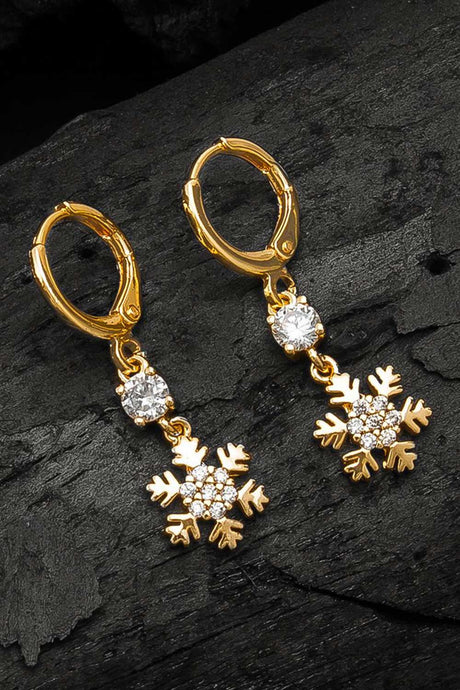 Buy Women's Alloy Drop Earrings in Gold