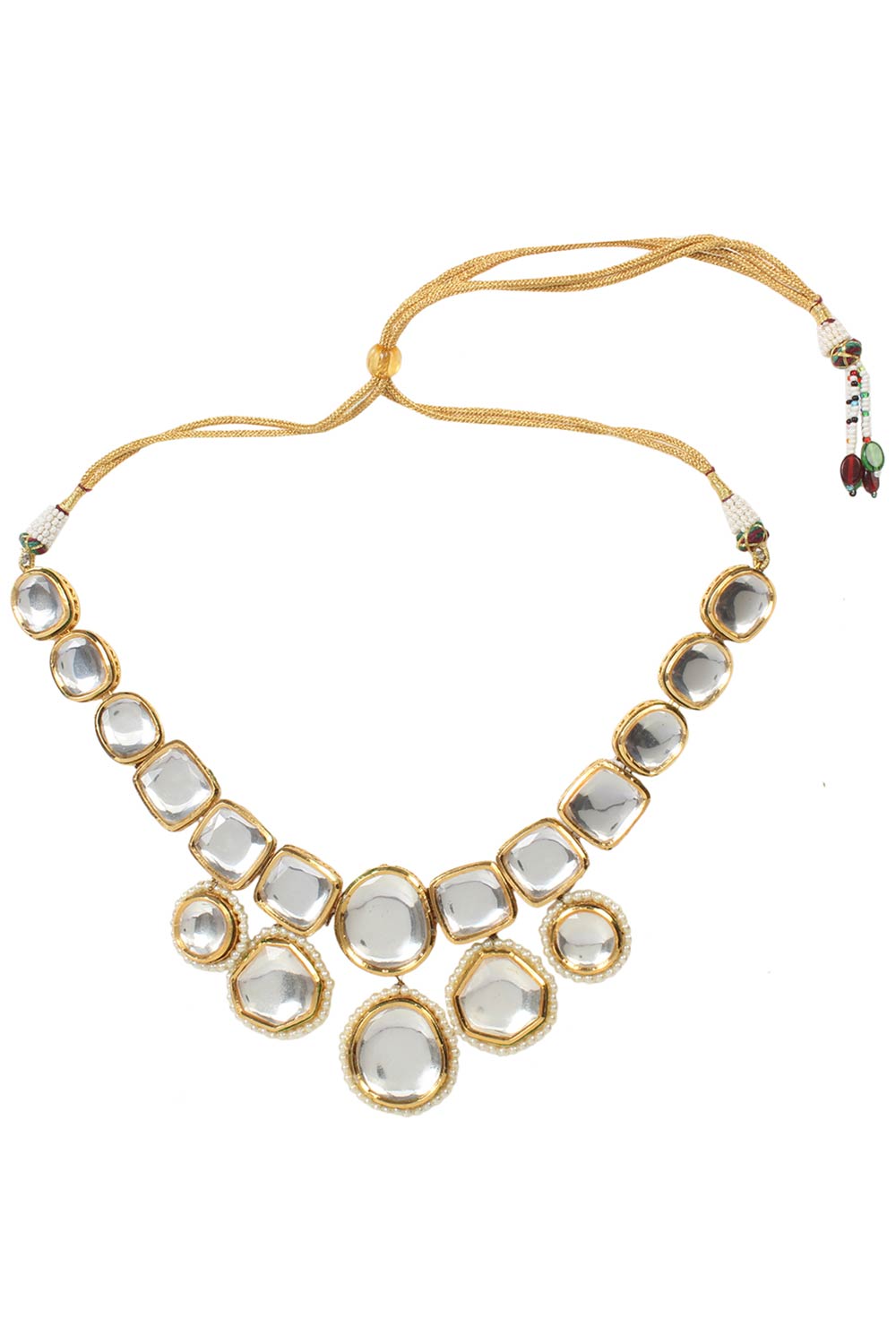 Kundan Inspired Necklace With Earrings