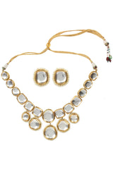 Kundan Inspired Necklace With Earrings