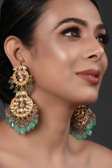 Handcrafted Kundan Inspired Earrings