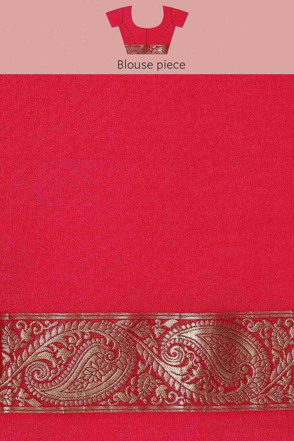 Buy Pink Kanjeevaram Silk Woven Saree Online