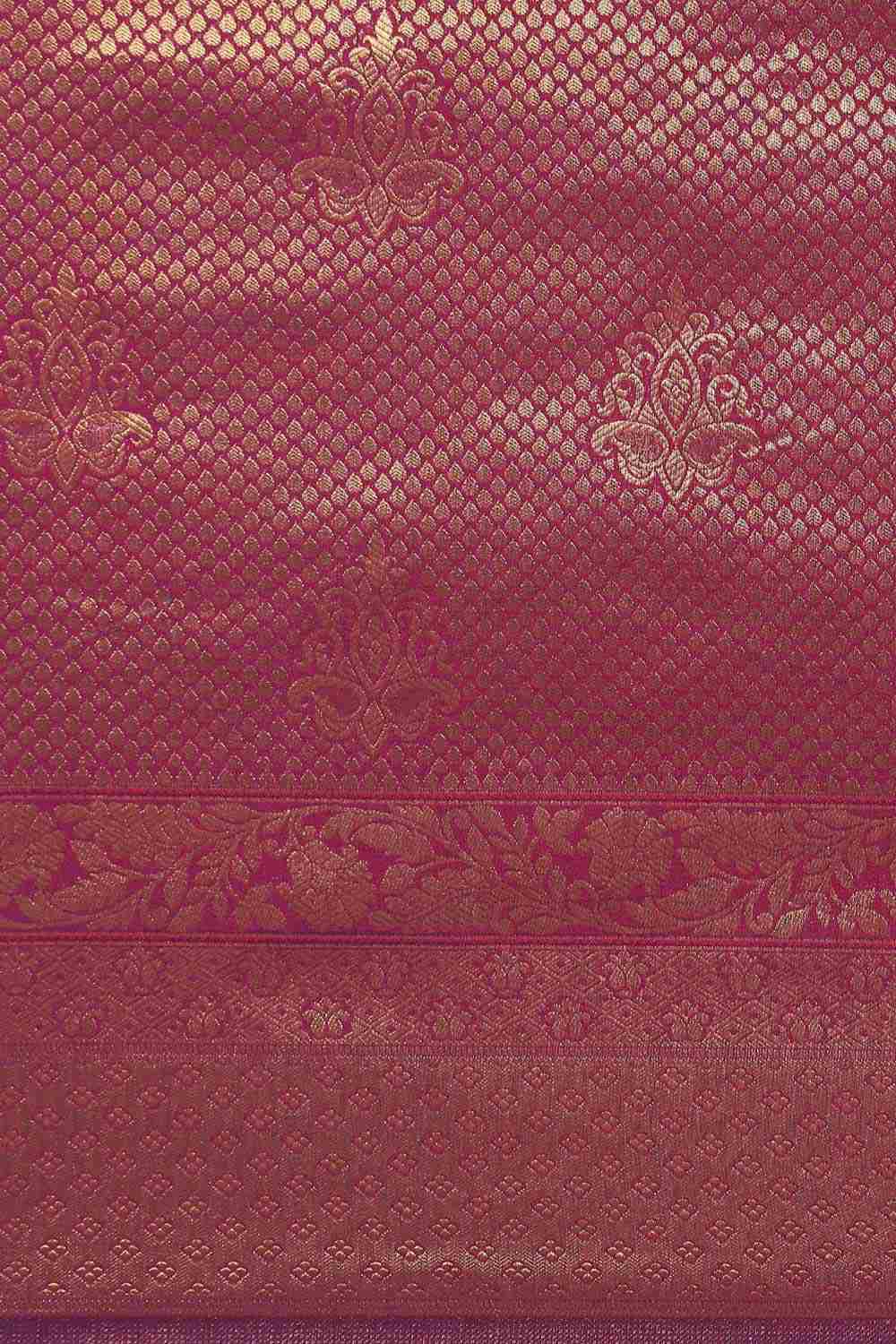 Buy Green Kanjeevaram Silk Woven Saree Online