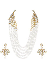 Buy Women's Alloy Bead Necklaces in White