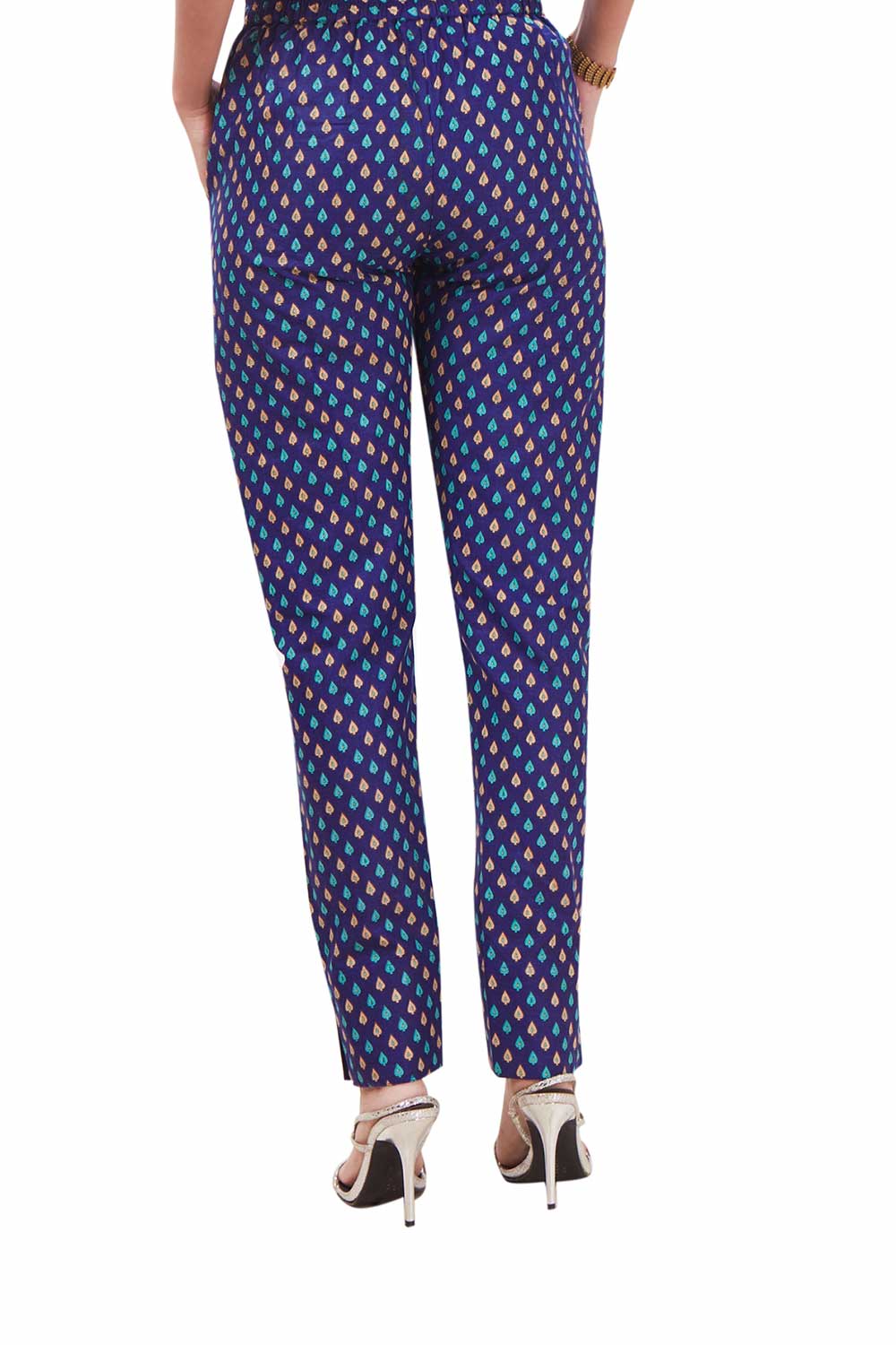 Shop Pure Cotton Pant in Blue