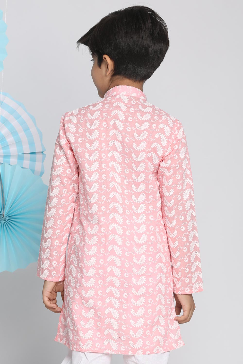 Buy Boys Pure Cotton Kurta in Pink