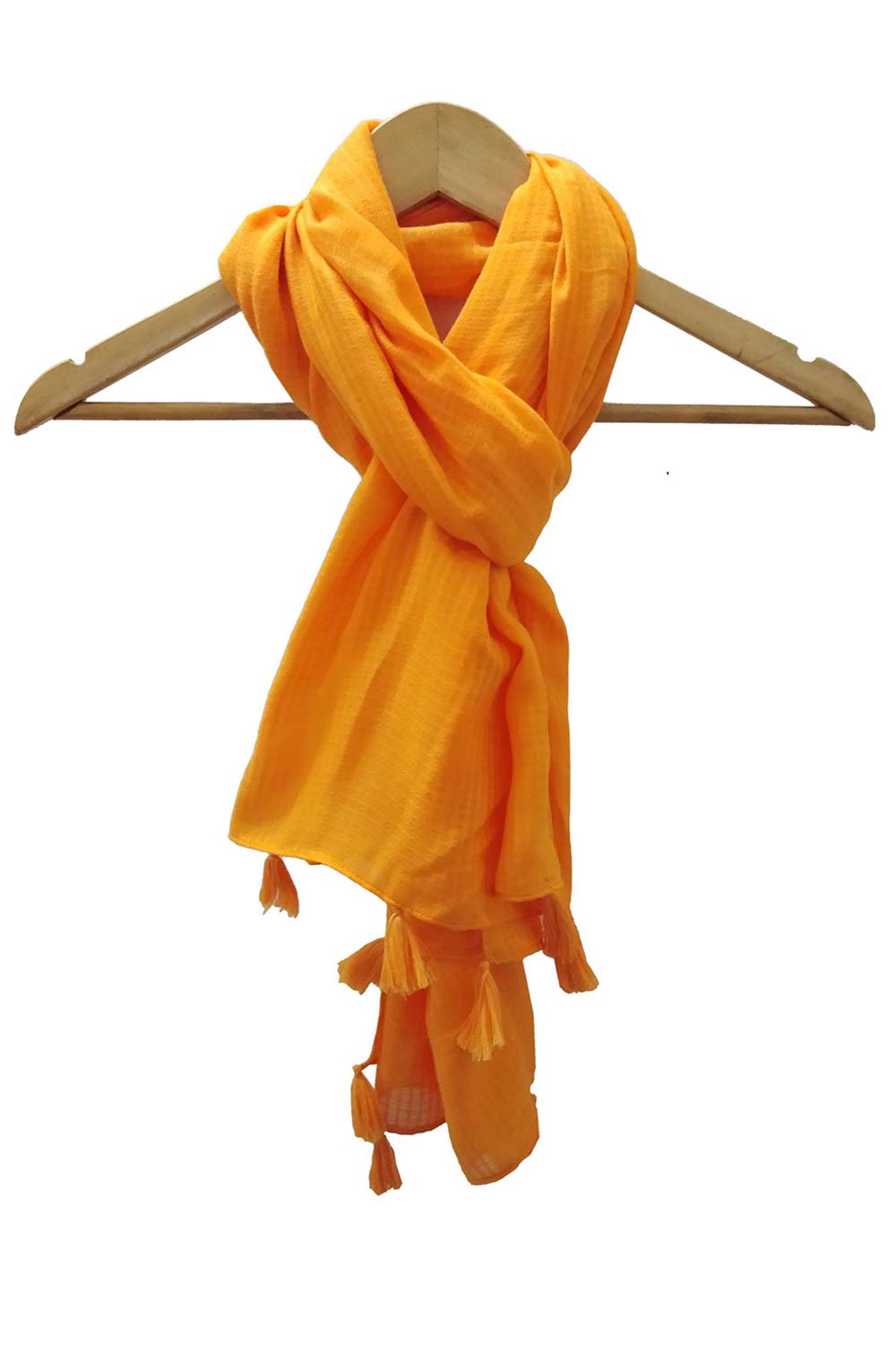 Orange Rayon Scarf