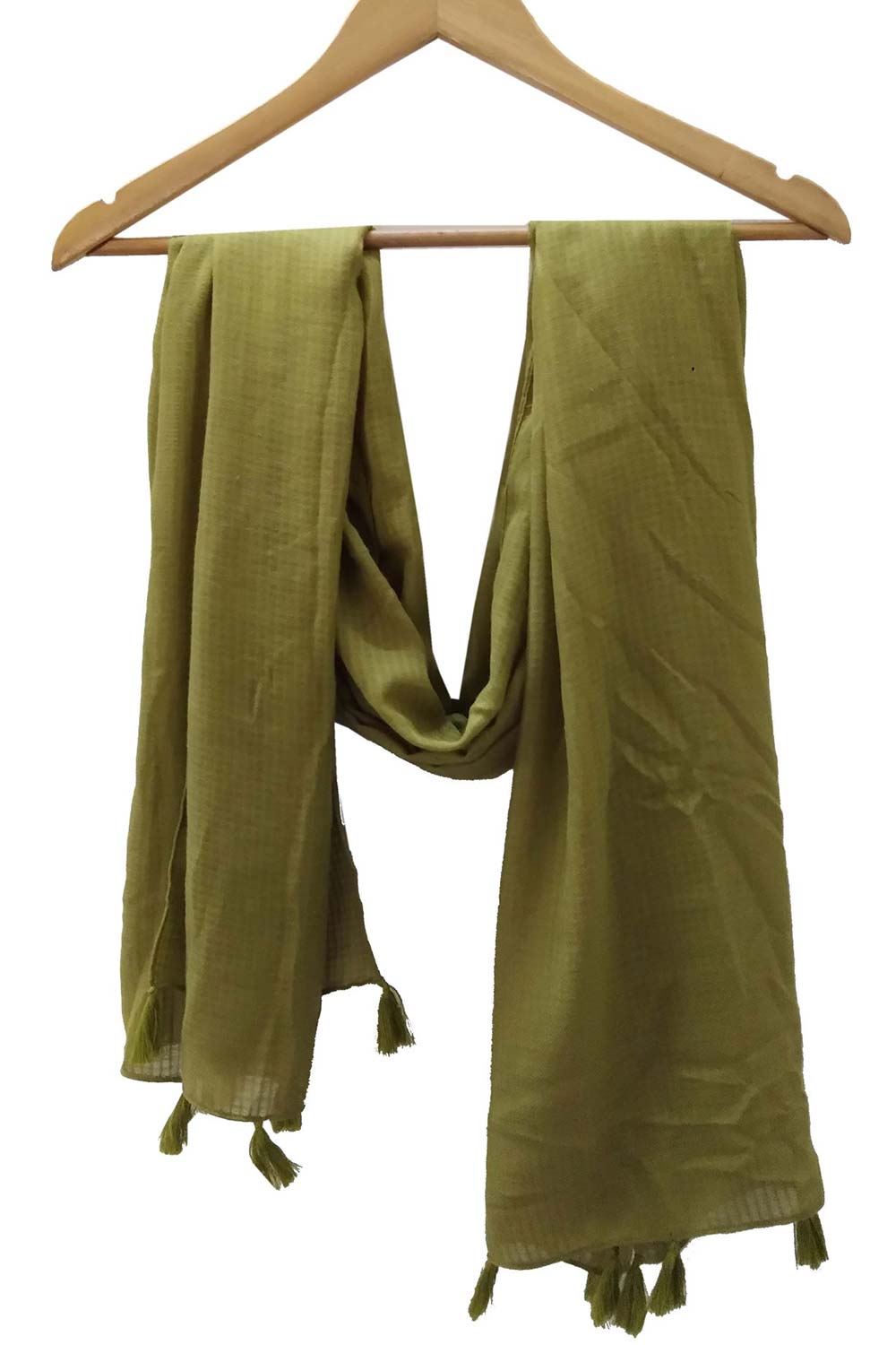 Olive Rayon Scarf