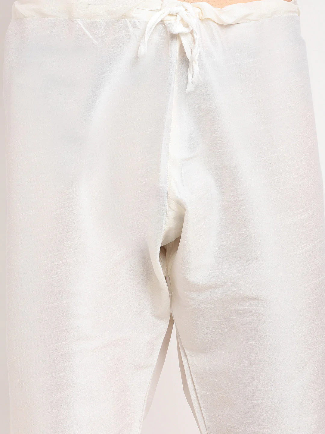 Men's Peach Silk Printed Kurta Set with Jacket