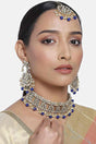 Buy Women's Alloy Necklace Set in Blue