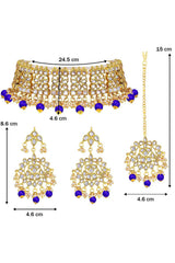 Buy Online Blue Jewellery Set