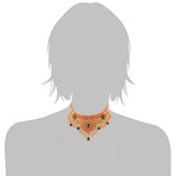 Alloy Choker Necklace Set With Maang Tikka