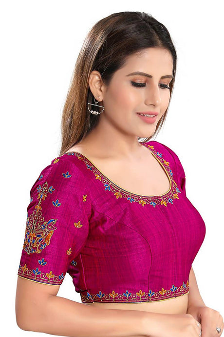 Stylish Silk Saree Blouses.