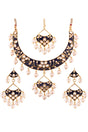 Buy Women's Alloy Necklace & Earring Sets in Blue