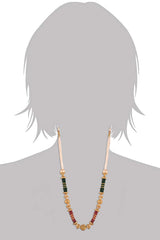 Buy Women's Alloy Design Bohemian and Casual Necklaces in Green - Zoom in