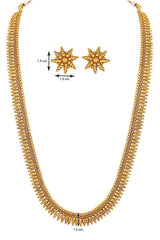Buy Women's Alloy Necklace & Earring Sets in Gold - Side