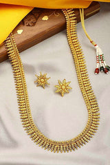 Buy Women's Alloy Necklace & Earring Sets in Gold