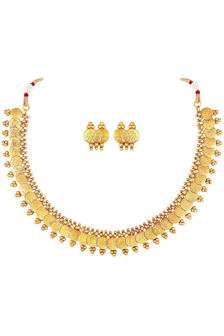 Buy Women's Alloy Necklace & Earring Sets in Gold