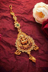 Buy Women's Alloy Maang Tikka in Gold