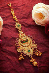 Buy Women's Alloy Maang Tikka in Gold