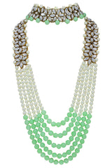 Buy Women's Alloy Necklace Set in Mint Online - Front