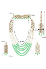 Buy Women's Alloy Necklace Set in Mint Online - Zoom In