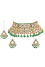 Buy Women's Alloy Choker Set in Green