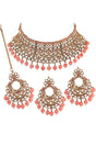 Buy Women's Alloy Choker Set in Peach