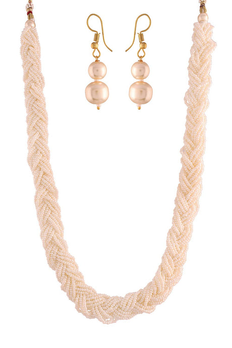 Buy Women's Alloy Bead Necklaces in White