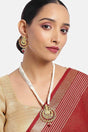 Buy Women's Alloy Necklace & Earring Sets in Maroon