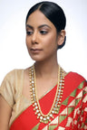 Women's Alloy Kundan Necklace In Gold