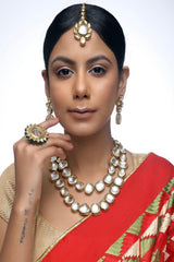Women's Alloy Maharani Set in Gold