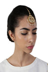 Women's Alloy Maang Tikka In Gold