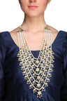 Women's Alloy 5 Layered Necklace in Gold