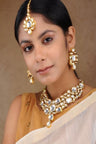 Women's Alloy Kundan Maharani Set In Gold