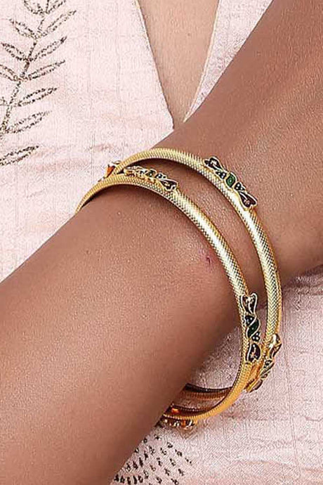 Alloy Bangles In Gold