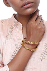 Alloy Bangles In Gold