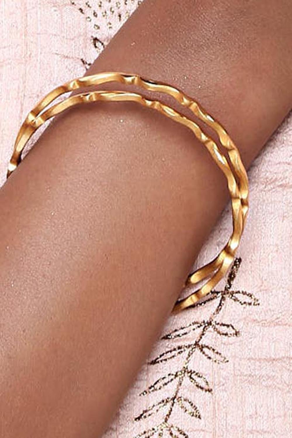 Alloy Bangles In Gold