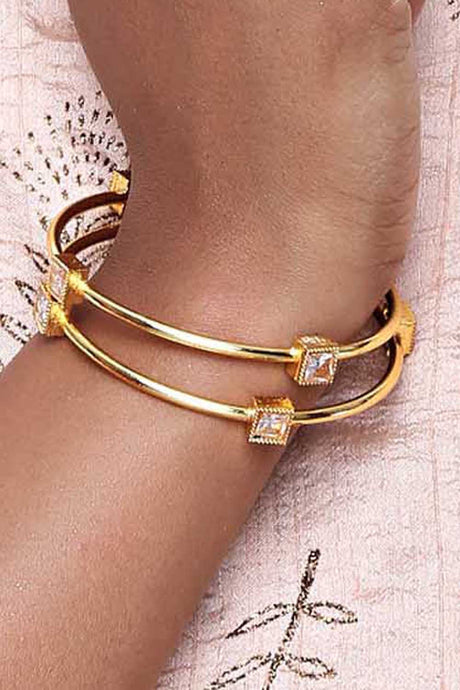 Alloy Bangles In Gold