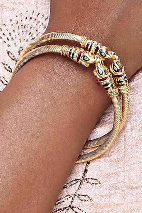 Alloy Bangles In Gold