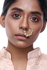 Alloy Nose Ring in Gold